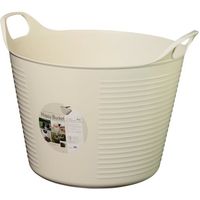ヒマラヤ化学工業所 ヒマラヤ化学 ハッピーバケット・丸 L35型 アイボリー 505パイX388 151944 1セット(16個)（直送品）