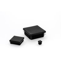 SDC 樹脂キャップ プロテクトパーツ「四角パイプインサート」SR1540ー32459 SR1540-32459 1パック(200個)（直送品）