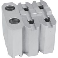 アーム産業 ARM ソールスクロールチャック用アルミ生爪ALMSEー6H60 ALMSE-6H60 1セット(3個) 837-7383（直送品）