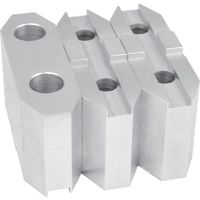 アーム産業 ARM ソールスクロールチャック用アルミ生爪ALMSEー9H60 ALMSE-9H60 1セット(3個) 837-7387（直送品）