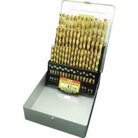 イシハシ精工 ISF TINコーティング コバルト正宗ドリル 41本組セット(スチールケース入) TCOD-41S 1セット(41本)（直送品）