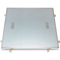 カネソウ フロアーハッチ 張物用 屋内用 一般形 アルミニウム+スチール製 ステンレス目地 MAEO-P-600 1組(1個)（直送品）