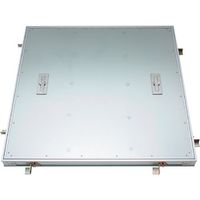 カネソウ フロアーハッチ 張物用 屋内用 一般形 アルミニウム+スチール製 アルミニウム目地 MOEO-P-600 1組(1個)（直送品）