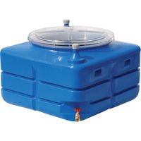 スイコー 活魚タンク500 透明フタ付 KG-500-C 1個 244-9431（直送品）