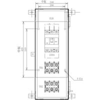 セフティー電気用品 セフティー 仮設主幹盤 S250ー250A 主幹250A S250-250A 1個 340-2938（直送品）