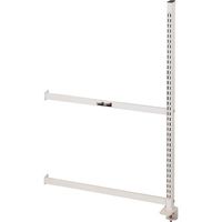 山金工業 ヤマテック マルチシステム W750×D254×H1000mm 基本形 連結 シルキーホワイト NK-0710R 1台（直送品）