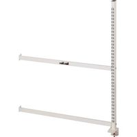 山金工業 ヤマテック マルチシステム W900×D254×H1000mm 基本形 連結 シルキーホワイト NK-0910R 1台（直送品）