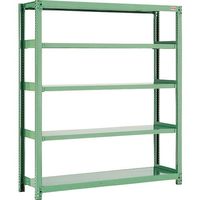 大阪製罐 OS 中量物品棚 単体 間口1200×奥行450×高さ1800(ベースPP製5mmを除く)mm B3-6425 1台（直送品）