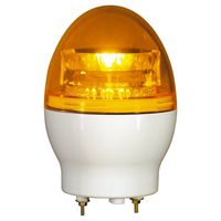 日動工業 中型LED回転灯 ニコフラッシュ VL11F-D12NY 1個（直送品）