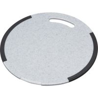 新輝合成 TONBO おこしやすいラバー付耐熱抗菌まな板丸35 04406 1枚 354-3724（直送品）