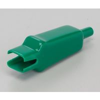 Reelex ビニールカバー緑 10A SCV-10AG 1袋(10個) 64-0980-45（直送品）