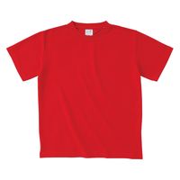 フェリック ハニカムTシャツ キッズ_レッド_JS110 HNC-102_6_JS110 1枚（直送品）