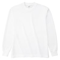 フェリック ハニカム長袖Tシャツ(リブ有り) ホワイト XL 作業着 ユニフォーム HNC-204_1_XL 1枚（直送品）