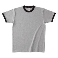 OEマックスウェイトリンガーTシャツ ヘザーグレー×スミクロ XXL