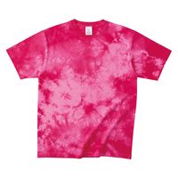 タイダイ Tシャツ ブルー　サイズ48 タイダイ染め ビッグシルエット Tシャツ Lサイズ ブルー Hippies