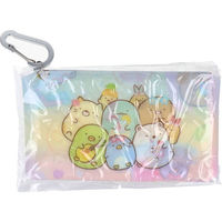 サンタン すみっコぐらし PVCケース付きクールマフラー タオル フルーツ SG-0613 1個入×4セット（直送品）