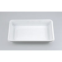 弁当容器　耐熱-8 ホワイトセット　800枚(100枚×8) 0130008000070　シーピー化成（直送品）