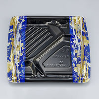 弁当容器　BFみくら11-1 春菜 青 本体　600枚(50枚×12) 0140611010875　シーピー化成（直送品）