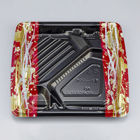 弁当容器　BFみくら11-1 春菜 赤 本体　600枚(50枚×12) 0140611018145　シーピー化成（直送品）