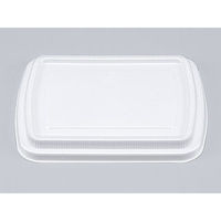 弁当容器　BFランチ1 ホワイト共蓋　1200枚(50枚×24) 0140901000078　シーピー化成（直送品）