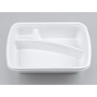 弁当容器　BFランチ1オカズホワイト本体　1200枚(50枚×24) 0140901020075　シーピー化成（直送品）