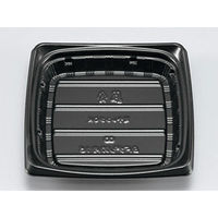 惣菜容器　BFデリカ内16 黒本体　1200枚(50枚×24) 0143300160008　シーピー化成（直送品）