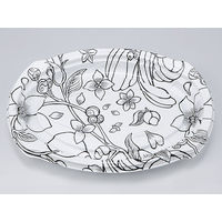 惣菜容器　BFコモプレ内67 フロル本体　400枚(50枚×8) 0147867008215　シーピー化成（直送品）