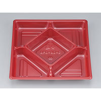 弁当容器　BFO-30-C赤BS　600枚(50枚×12) 0150030303263　シーピー化成（直送品）