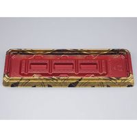 惣菜容器　UFハカマウナギ35雅赤本体(N)　500枚(50枚×10) 0196435000855　シーピー化成（直送品）