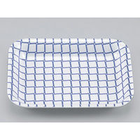 惣菜容器　トレー Vー82 レースブルー　500枚(50枚×10) 0210082000600　シーピー化成（直送品）