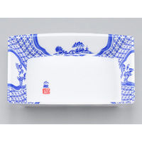 刺身・鮮魚容器　V-305 小紋山水　900枚(50枚×18) 0210305000490　シーピー化成（直送品）