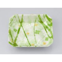 惣菜容器　V-惣菜28深 よつば緑　2000枚(50枚×40) 0216028605080　シーピー化成（直送品）