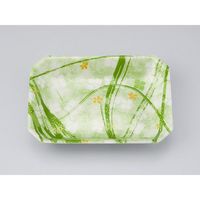 惣菜容器　V-惣菜30 よつば緑　2500枚(50枚×50) 0216030005080　シーピー化成（直送品）