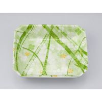 惣菜容器　V-惣菜35深 よつば緑　2000枚(50枚×40) 0216035605080　シーピー化成（直送品）