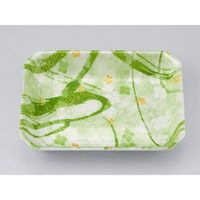 惣菜容器　V-惣菜36深 よつば緑　1600枚(50枚×32) 0216036605080　シーピー化成（直送品）