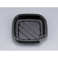 どんぶり容器　TN角丼17-A 黒中皿(N)　900枚(50枚×18) 0255017110523　シーピー化成（直送品）