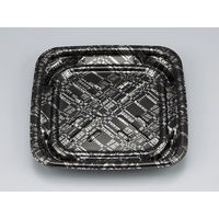 惣菜容器　TNグリドル19 モダン黒 本体　600枚(50枚×12) 0256119004815　シーピー化成（直送品）