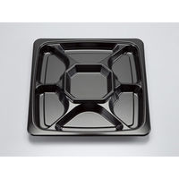 オードブル容器　SFオードブル角30黒本体　240枚(10枚×24) 0272503000525　シーピー化成（直送品）