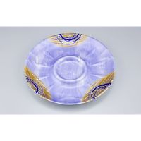 トレー　SF丸皿255 ゆうすい紫　400枚(50枚×8) 0273725506920　シーピー化成（直送品）