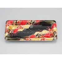 寿司容器　SF港14 ななみ赤 本体　1200枚(50枚×24) 0276414004415　シーピー化成（直送品）