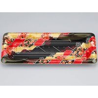 寿司容器　SF港15 ななみ赤 本体　1200枚(50枚×24) 0276415004415　シーピー化成（直送品）