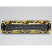 寿司容器　SF港18 八重波黒 本体　800枚(50枚×16) 0276418002765　シーピー化成（直送品）