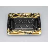 寿司容器　SF港23 八重波黒 本体　1200枚(50枚×24) 0276423002765　シーピー化成（直送品）