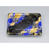 寿司容器　SF港23 ななみ青 本体　1200枚(50枚×24) 0276423004425　シーピー化成（直送品）