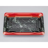 寿司容器　SF港24 大理石赤本体　900枚(50枚×18) 0276424006155　シーピー化成（直送品）