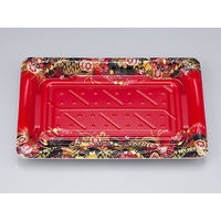 寿司容器　SF港24 嘉祥赤 本体　900枚(50枚×18) 0276424006735　シーピー化成（直送品）