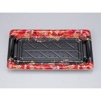 寿司容器　SF港25 嘉祥黒 本体　800枚(50枚×16) 0276425006745　シーピー化成（直送品）