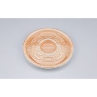 オードブル容器　SF新プレート丸20松本体　480枚(10枚×48) 0277320001915　シーピー化成（直送品）