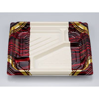 弁当容器　BFNアルバ8S-1平 ミルクW本体　600枚(50枚×12) 0280108615155　シーピー化成（直送品）