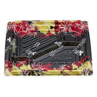 弁当容器　BFNアルバ8S-1平 みお赤B本体　600枚(50枚×12) 028010861A115　シーピー化成（直送品）